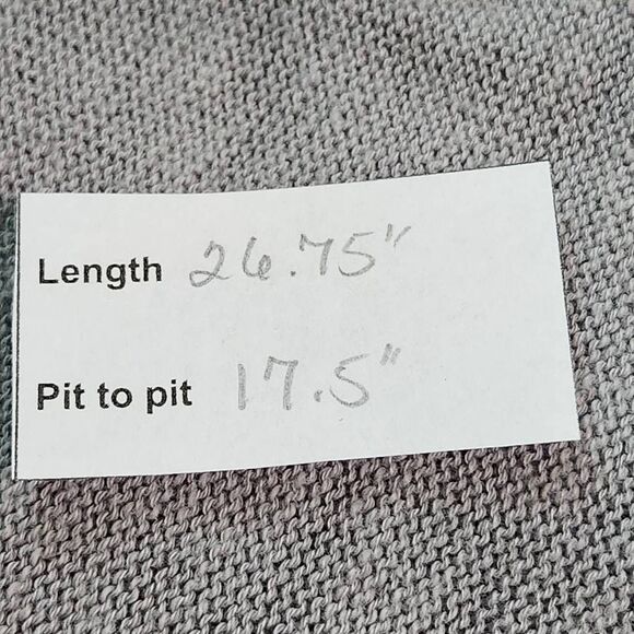 J. Crew Gray Cardigan Sweater with Ruffle Sleeves Size Medium Gray Open Cardigan - Picture 10 of 10